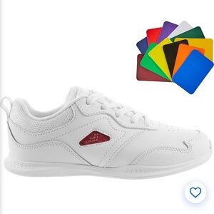 Girls BCG cheerleading shoes white cheer